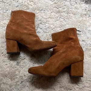 Free People Suede Booties